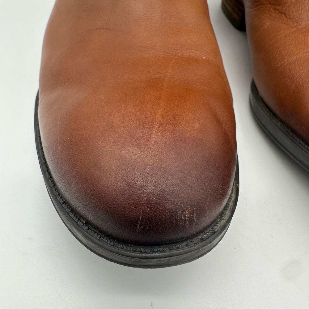 Sam Edelman Penny Tan Leather Knee High Boots - Picture 5 of 13